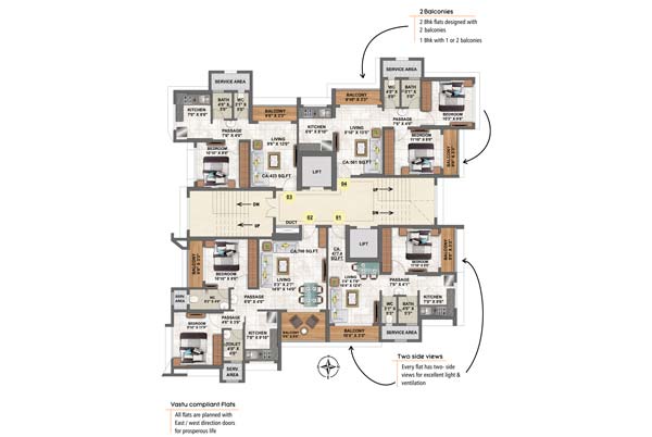 Shree Mauli Prabha - Floor Plans